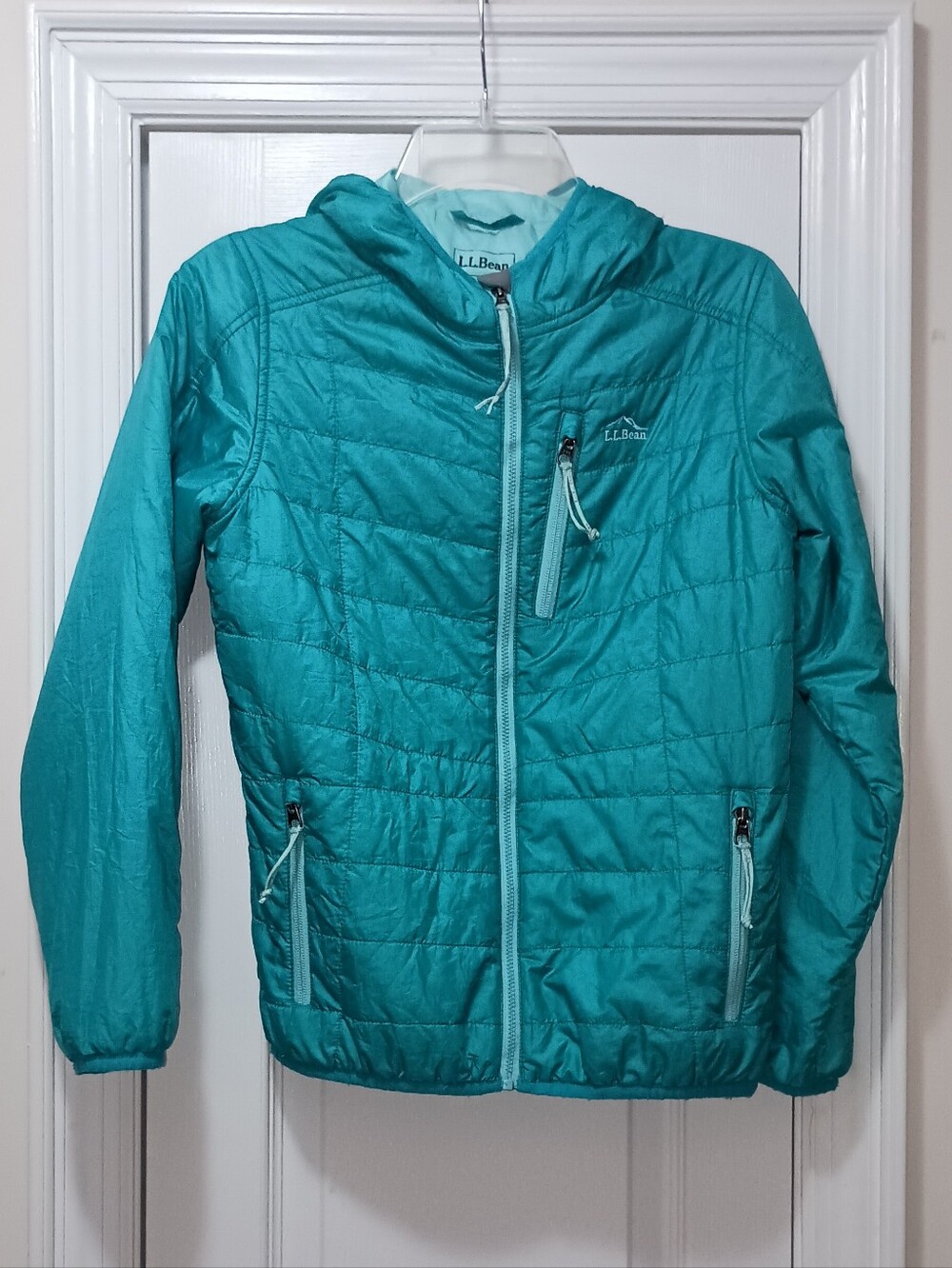 L.L.Bean Youth Packable Zip Up Hiking Jacket Size Medium